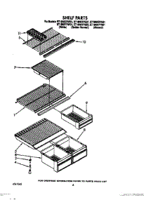 05 - Shelf parts for Whirlpool Refrigerator ET18NKYYW01 from AppliancePartsPros.com