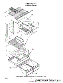 05 - Shelf parts for Whirlpool Refrigerator ET20AKXSW03 from AppliancePartsPros.com