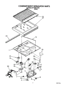 03 - Compartment Separator parts for Whirlpool Refrigerator ET18RKXZW00 from AppliancePartsPros.com