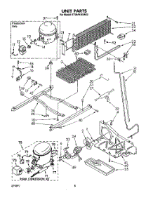 07 - Unit parts for Whirlpool Refrigerator ET20AKXSW03 from AppliancePartsPros.com