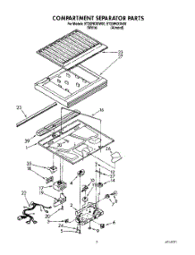03 - Compartment Separator parts for Whirlpool Refrigerator ET20PKXXW00 from AppliancePartsPros.com