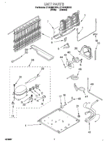 04 - Unit parts for Whirlpool Refrigerator ET18NMXDN01 from AppliancePartsPros.com