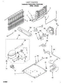 04 - Unit parts for Whirlpool Refrigerator ET20PKXDW00 from AppliancePartsPros.com