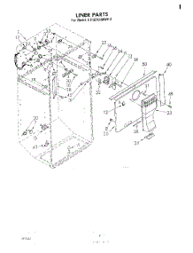 04 - Liner parts for Whirlpool Refrigerator ET18ZKXMWR2 from AppliancePartsPros.com