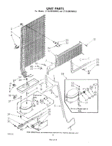 07 - Unit parts for Whirlpool Refrigerator ET18JMXMWR6 from AppliancePartsPros.com