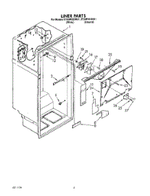 02 - Liner parts for Whirlpool Refrigerator ET20PKXXN01 from AppliancePartsPros.com