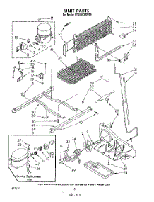 06 - Unit parts for Whirlpool Refrigerator ET22DKXSW00 from AppliancePartsPros.com