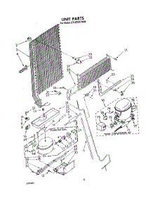 07 - Unit parts for Whirlpool Refrigerator ET18ZKXTM00 from AppliancePartsPros.com