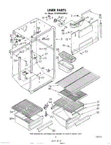03 - Liner parts for Whirlpool Refrigerator ET19TKXLWR2 from AppliancePartsPros.com