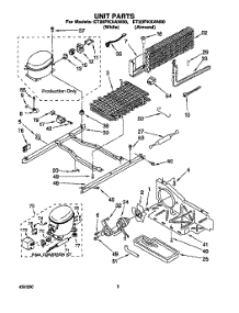 07 - Unit parts for Whirlpool Refrigerator ET20PKXAN00 from AppliancePartsPros.com