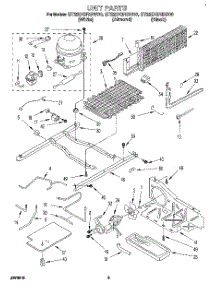 06 - Unit parts for Whirlpool Refrigerator ET22DQRBW00 from AppliancePartsPros.com
