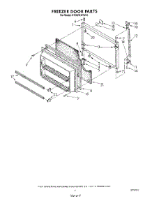06 - Freezer Door parts for Whirlpool Refrigerator ET20PKXTW01 from AppliancePartsPros.com