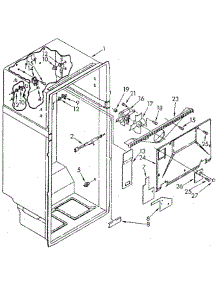 Liner parts for Whirlpool Refrigerator ET20AKXSN07 from AppliancePartsPros.com