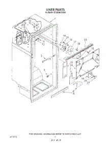 03 - Liner parts for Whirlpool Refrigerator ET20DKXVN05 from AppliancePartsPros.com