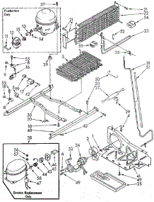 Unit parts for Whirlpool Refrigerator ET20AKXSN07 from AppliancePartsPros.com