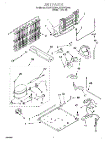 04 - Unit parts for Whirlpool Refrigerator ET20TKXDN04 from AppliancePartsPros.com