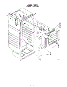 03 - Liner parts for Whirlpool Refrigerator ET18SKRSW00 from AppliancePartsPros.com