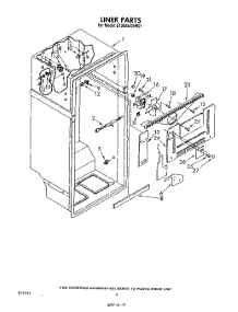 03 - Liner parts for Whirlpool Refrigerator ET20AKXSW01 from AppliancePartsPros.com