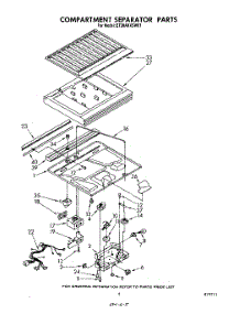 04 - Compartment Separator parts for Whirlpool Refrigerator ET20AKXSW01 from AppliancePartsPros.com