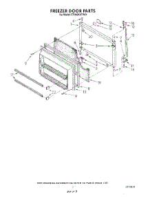 06 - Freezer Door parts for Whirlpool Refrigerator ET20GKXTN01 from AppliancePartsPros.com