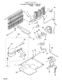 04 - Unit parts for Whirlpool Refrigerator ET18NMXFN02 from AppliancePartsPros.com