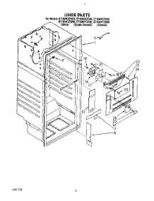 03 - Liner parts for Whirlpool Refrigerator ET18NKYZW00 from AppliancePartsPros.com