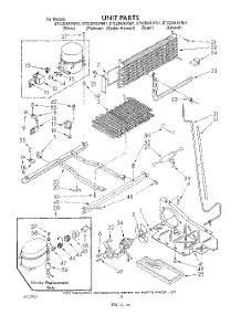 06 - Unit parts for Whirlpool Refrigerator ET22DKXVG01 from AppliancePartsPros.com