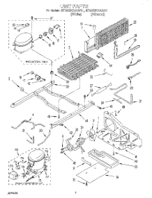 06 - Unit parts for Whirlpool Refrigerator ET20ZKXAN01 from AppliancePartsPros.com