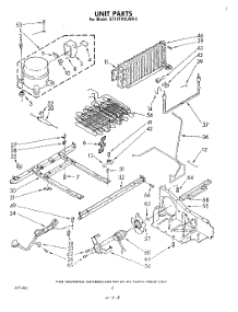 05 - Unit parts for Whirlpool Refrigerator ET19TKXLWR1 from AppliancePartsPros.com