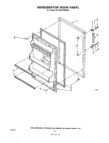 08 - Refrigerator Door , Parts Not Illus parts for Whirlpool Refrigerator ET18SCXMWR4 from AppliancePartsPros.com