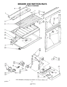 04 - Breaker And Partition parts for Whirlpool Refrigerator ET20VMXRWR0 from AppliancePartsPros.com