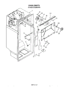 03 - Liner parts for Whirlpool Refrigerator ET22DMXVW01 from AppliancePartsPros.com