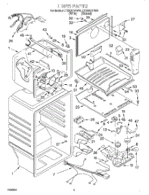 02 - Liner parts for Whirlpool Refrigerator ET22DKXFN00 from AppliancePartsPros.com