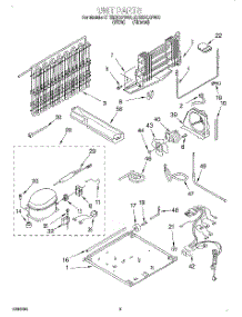 05 - Unit parts for Whirlpool Refrigerator ET22DKXFN00 from AppliancePartsPros.com
