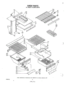 04 - Shelf , Lit / Optional parts for Whirlpool Refrigerator ET22MK1LWR0 from AppliancePartsPros.com
