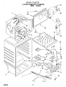 03 - Liner parts for Whirlpool Refrigerator ET18NMXDN06 from AppliancePartsPros.com