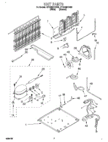 04 - Unit parts for Whirlpool Refrigerator ET18NMXDN06 from AppliancePartsPros.com