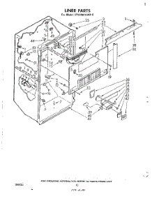 06 - Liner parts for Whirlpool Refrigerator ET22MK1LWR0 from AppliancePartsPros.com