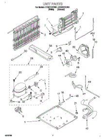 04 - Unit parts for Whirlpool Refrigerator ET20TKXDN01 from AppliancePartsPros.com
