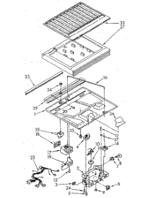 Compartment Separator parts for Whirlpool Refrigerator ET20NKXSF11 from AppliancePartsPros.com
