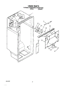 03 - Liner parts for Whirlpool Refrigerator ET20ZKXAW00 from AppliancePartsPros.com