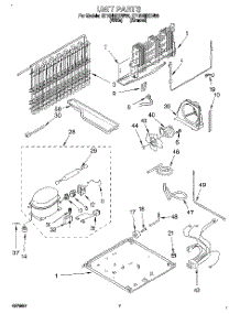 04 - Unit parts for Whirlpool Refrigerator ET18NMXDW00 from AppliancePartsPros.com