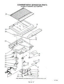 04 - Compartment Separator parts for Whirlpool Refrigerator ET18JMXWM01 from AppliancePartsPros.com
