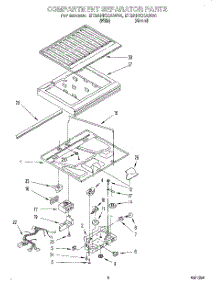 04 - Compartment Separator parts for Whirlpool Refrigerator ET20NKXAN00 from AppliancePartsPros.com