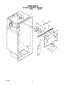 02 - Liner parts for Whirlpool Refrigerator ET18YKXAW00 from AppliancePartsPros.com
