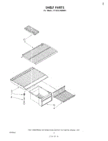 05 - Shelf parts for Whirlpool Refrigerator ET18SCXMWR1 from AppliancePartsPros.com