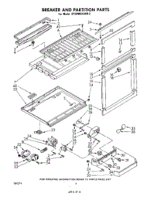 04 - Breaker And Partition parts for Whirlpool Refrigerator ET20MKXLWR2 from AppliancePartsPros.com