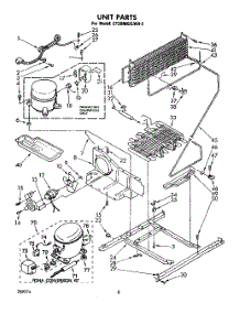05 - Unit parts for Whirlpool Refrigerator ET20MKXLWR2 from AppliancePartsPros.com
