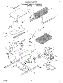 06 - Unit parts for Whirlpool Refrigerator ET18ZKXAN01 from AppliancePartsPros.com