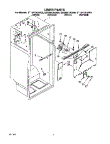 02 - Liner parts for Whirlpool Refrigerator ET18NKYAW00 from AppliancePartsPros.com